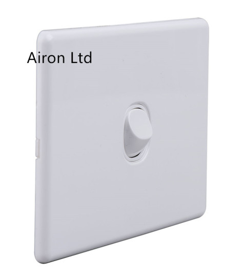 Slimline One Gang Switch - White Cover